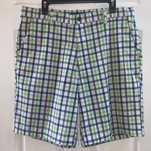 CHAPS GOLF 78 Plaid Shorts. Mens. Size 36